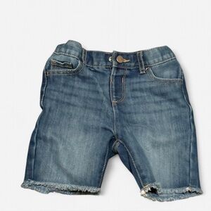 Girls' Denim Bermuda Shorts in Blue